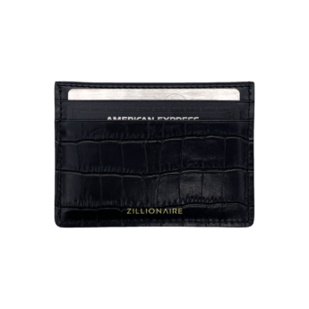 Card Holder – Croco Embossed & Smooth Leather