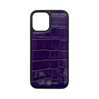 iPhone 12 Series Croco Embossed Leather Case
