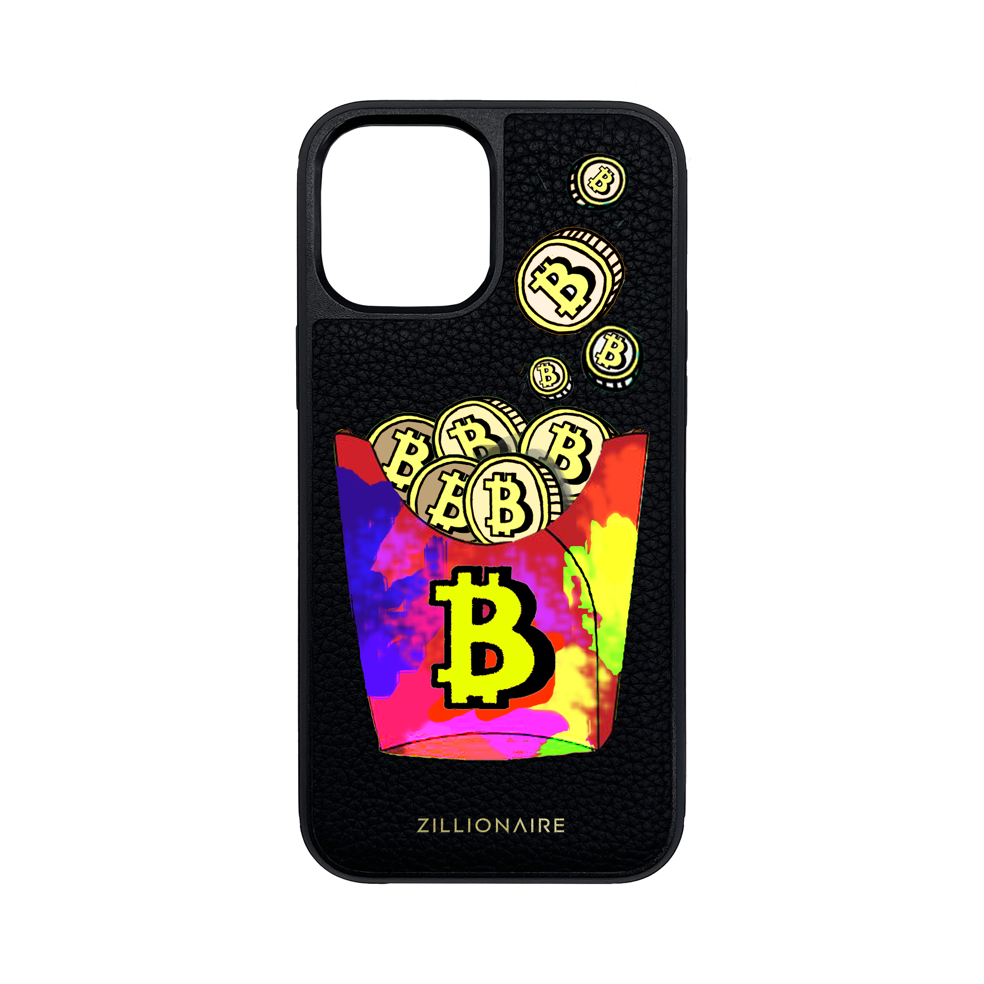 iPhone 12 Pro Max Bitcoin Fries Case (Limited Edition) - ZILLIONAIRE -  Luxury Phone Cases and Accessories